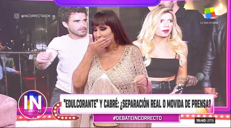 A Moria la pareja le da sueño. Foto: Captura América