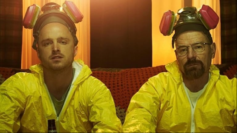 Aaron Paul y Bryan Cranston, protagonistas de Breaking Bad (Foto: Instagram / breakingbad)