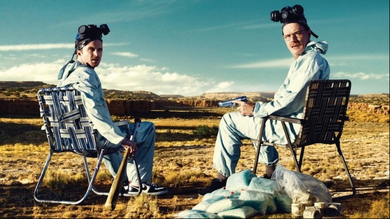 Aaron Paul y Bryan Cranston, protagonistas de "Breaking Bad" (Foto: Instagram / breakingbad)