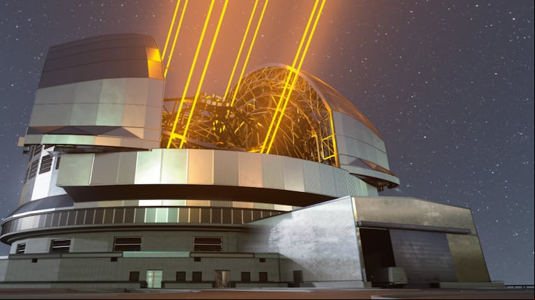 Afirman que, cuando se inaugure, el mayor telescopio del mundo podría hallar vida extraterrestre en 10 horas. (Foto: Gentileza European Southern Observatory)