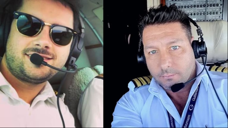 Agustín Orforte y Martín Fernández Loza, los pilotos que murieron en San Fernado (Foto: Facebook Agus Orforte / TN)