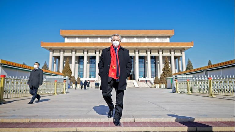 Alberto Fernández quiere seguir aumentando la cercanía de la Argentina con China. (Foto: Presidencia/Esteban Colazzo)