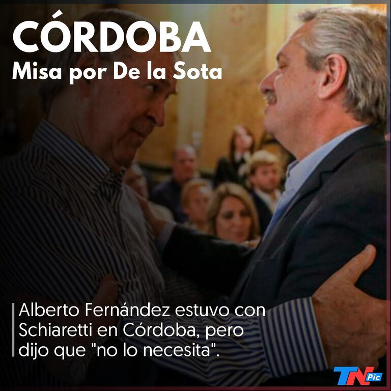Alberto Fernández tensó su relación con Juan Schiaretti: "No lo necesito"