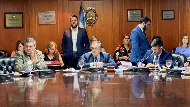 Alberto Lugones preside el Consejo de la Magistratura (Foto: Facebook @consejomagistratura).