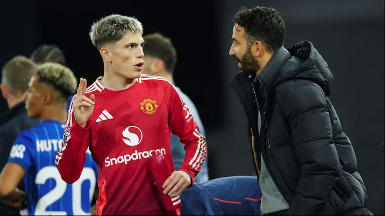 Alejandro Garnacho ya no es intransferible para el Manchester United. (Foto: AP)