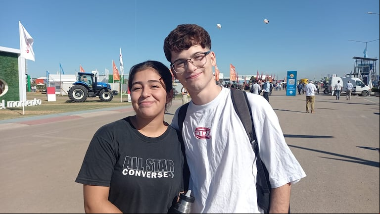 Alfonsina Costilla y Rodrigo Vera. (Foto: TN).