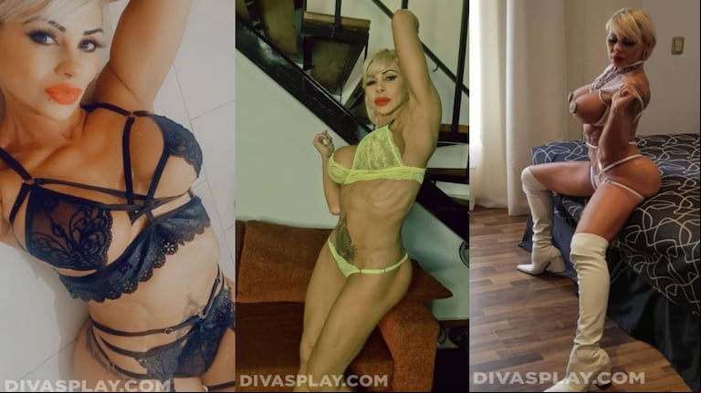 Algunas de las sensuales imágenes que Mónica Farro vende por 15 dólares. (Foto: Divas Play)