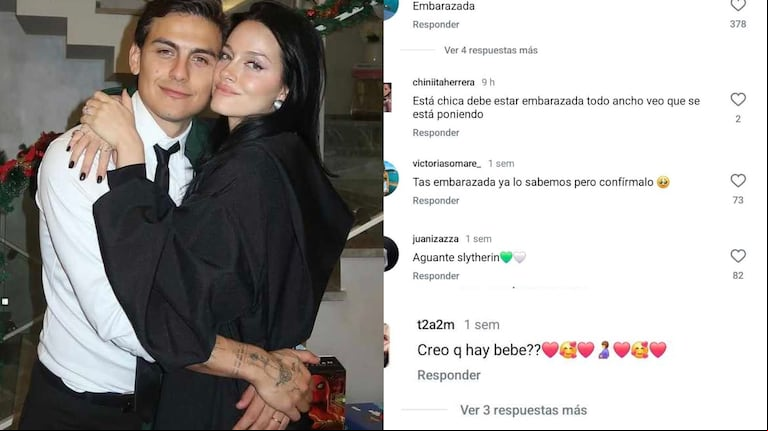 Algunos de los comentarios que Oriana Sabatini recibió en estos últimos días. (Foto: captura Instagram/orianasabatini)