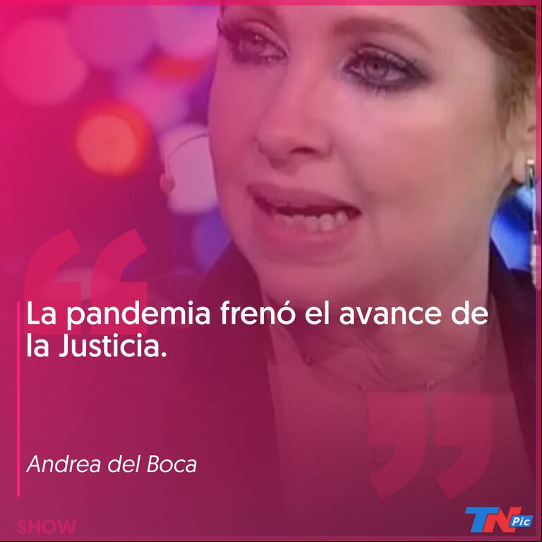 Andrea del Boca lloró en vivo y habló de la denuncia de su hija Anna Chiara contra Ricardo Biasotti