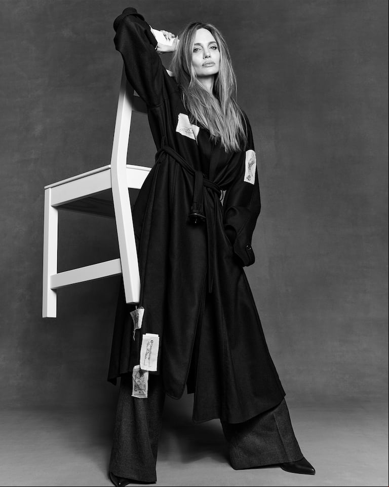 Angelina Jolie impactó con apuestas oversized de Atelier Jolie. (Foto: @Luigiandiango @2bmanagement/@crfashionbook)