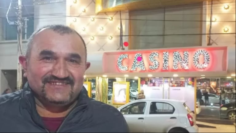 Antonio Miranda ganó 100 millones de pesos en el casino en un casino de Río Gallegos (Foto: Gentileza La Opinión Austral).