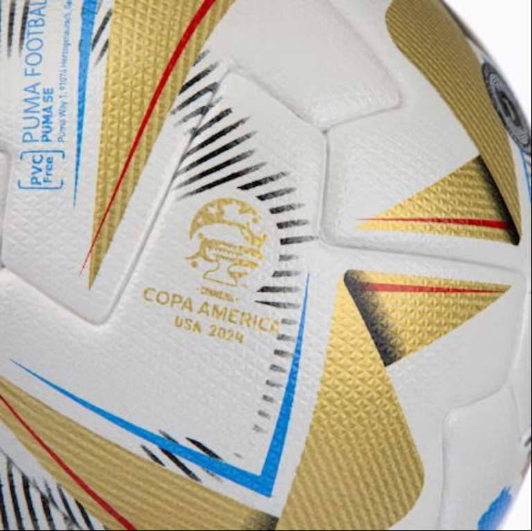 Así es la pelota de la final de la Copa América 2024. (Foto: Puma)