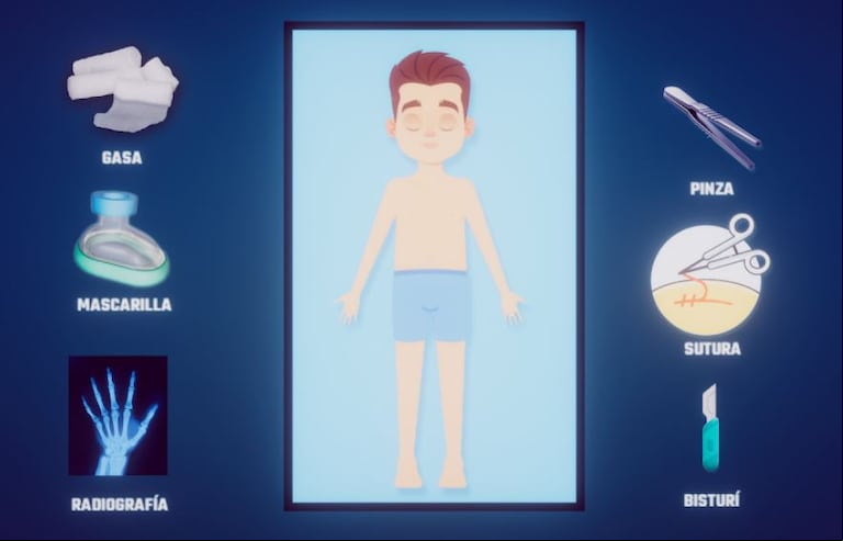 Así es Operation Quest el videojuego argentino que aborda el miedo y la ansiedad en niños que se van a operar. (Captura: Operation Quest)