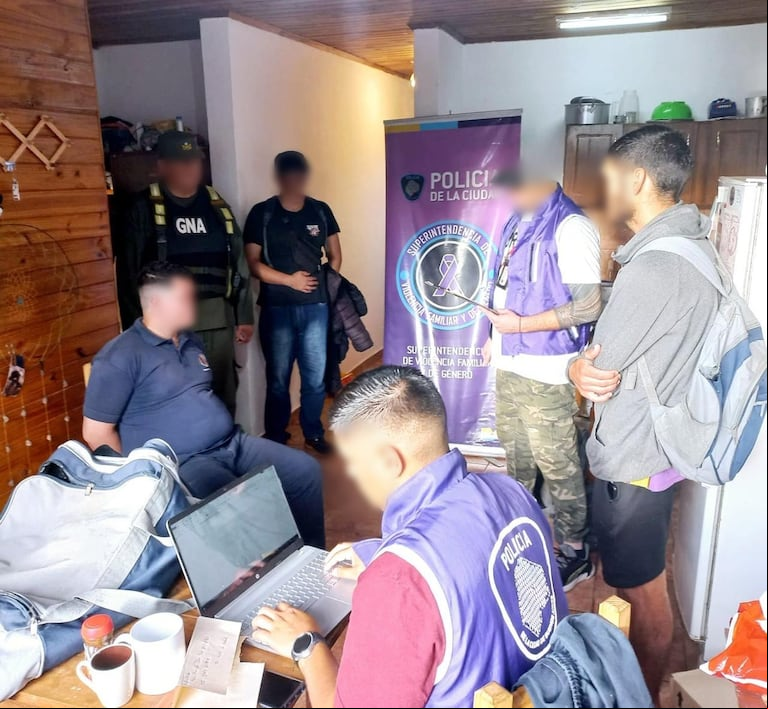 Así fue la detención del abogado en Misiones. (Foto: Policía de la Ciudad).