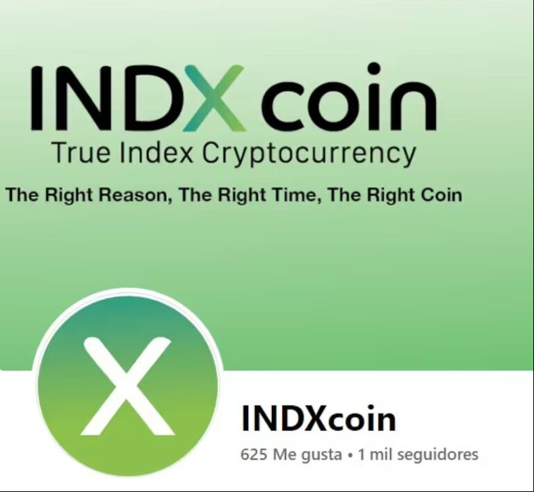 Así promocionaban la criptomoneda en redes sociales (Fotos: Facebook INDXcoin)