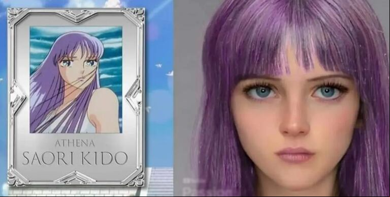 Así se Saori en la vida real, según la inteligencia artificial. (Imagen: YouTube/ionDimension)