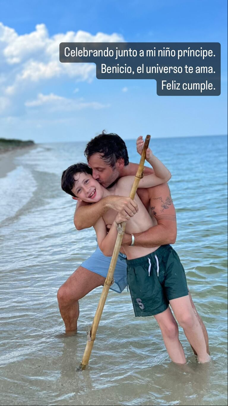Benjamín Vicuña celebró el cumpleaños de su hijo Benicio (Instagram/benjaminvicuna.ok)