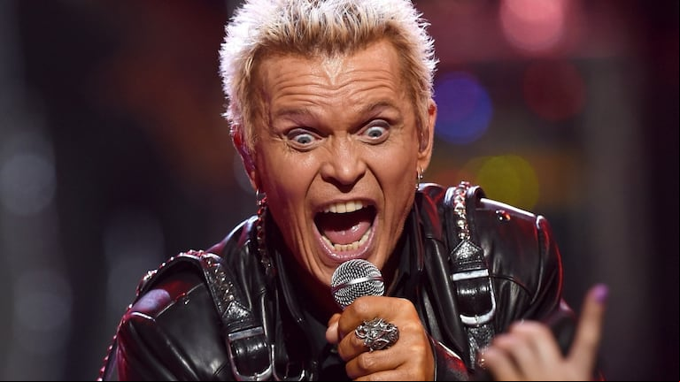 Billy Idol, en 2016, participando del "iHeartRadio Music Festival" (Foto: AFP)