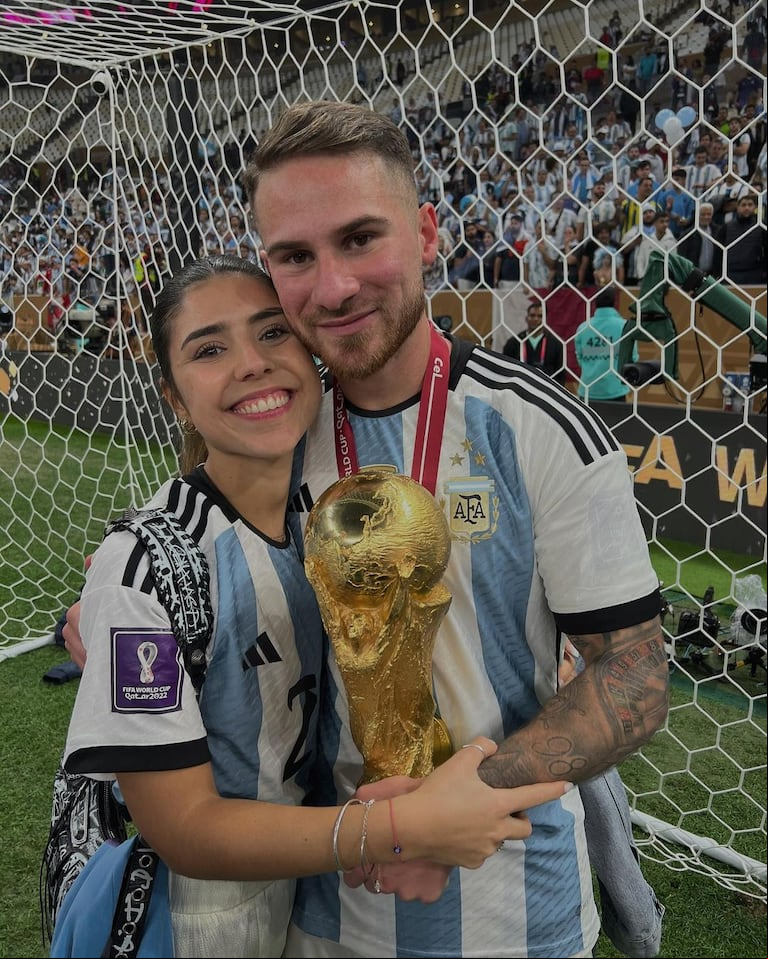 Cami Mayan acompañó a Alexis Mac Allister durante todo el Mundial. (Foto: instagram/camimayan)