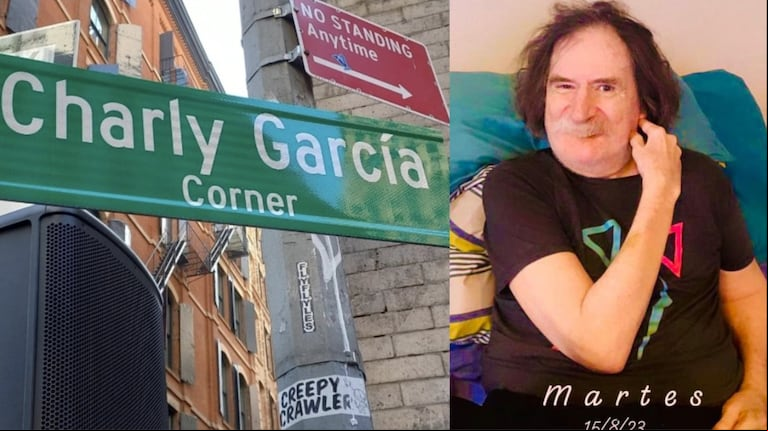 Charly García se mostró muy agradecido por el tributo que le rindieron en Nueva York. (Foto: Twitter nenede4ntes / Instagram / charlygarcia)