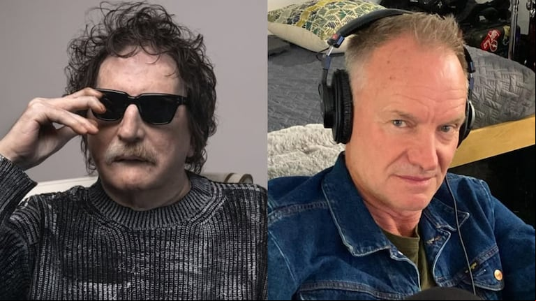Charly García sorprendió a Sting en camarines antes de su show en Buenos Aires. (Foto Instagram / charlygarcia / theofficialsting)