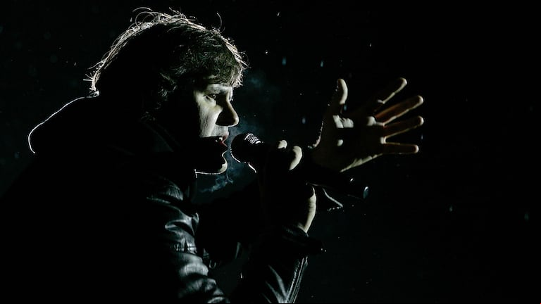 Ciro, en el último recital de Los Piojos, el 30 de mayo de 2009 (Foto: DYN/ Alberto Raggio).