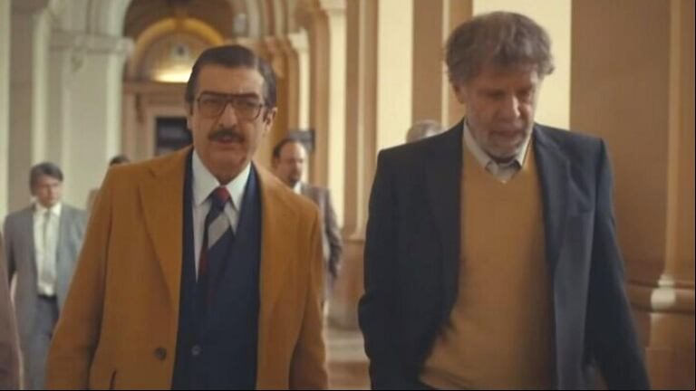 Claudio Da ano junto a Ricardo Darín (Foto: Amazon Prime)