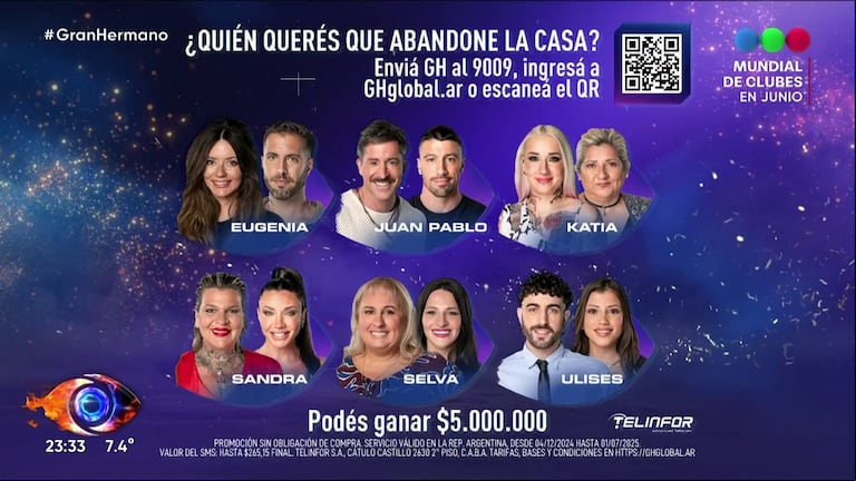 ¿Cómo votar gratis en Gran Hermano 2025 para que se vaya un participante? (Foto: NA).