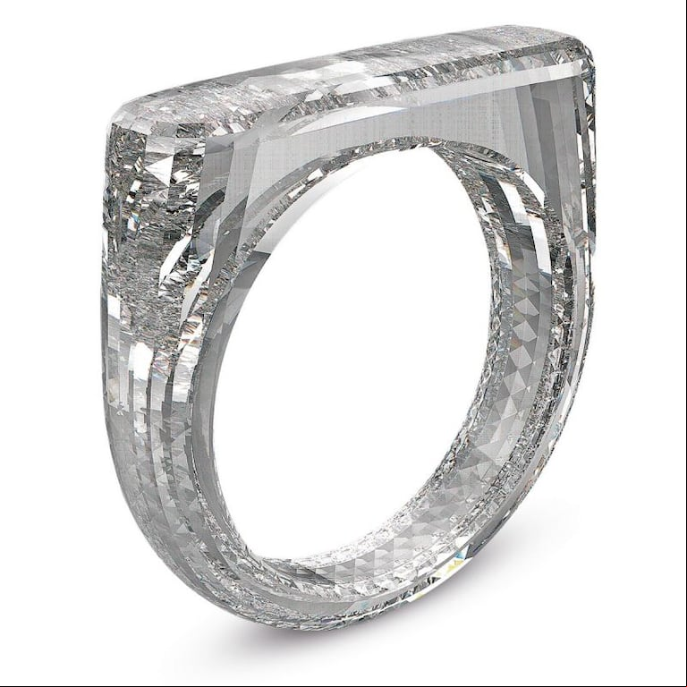 “Crear un diamante en forma de anillo no es una hazaña pequeña”, dicen desde la casa de subastas. (Imagen: Sotheby's).
