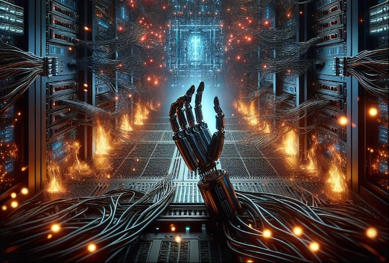 crearon una inteligencia artificial que hace las peores preguntas del mundo ¿para qué? (Imagen generada por IA)