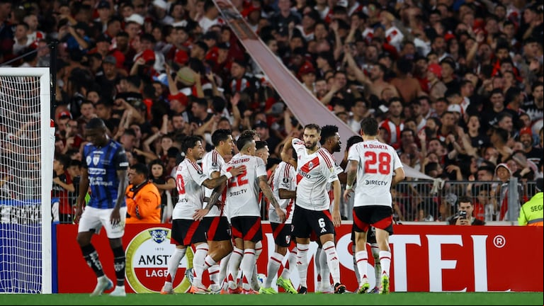 Cuándo juega River vs. Libertad por los octavos de final de la Copa Libertadores 2025 (REUTERS/Agustin Marcarian).