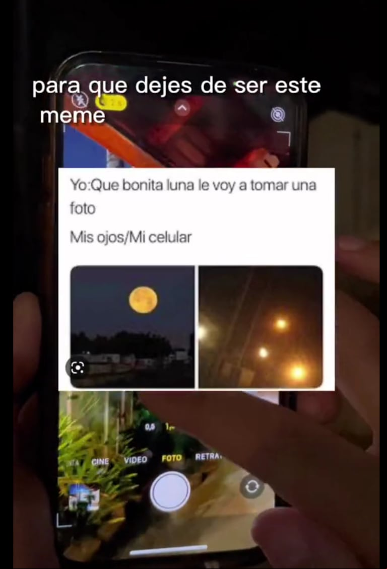 Dai comaprtió sus trucos para que puedan sacar fotos con detalle de la luna. (Foto: captura video)