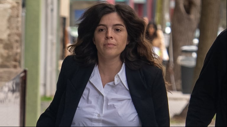 Dalma Maradona declara en el juicio por la muerte de su padre. (Foto: Agustina Ribó / TN).