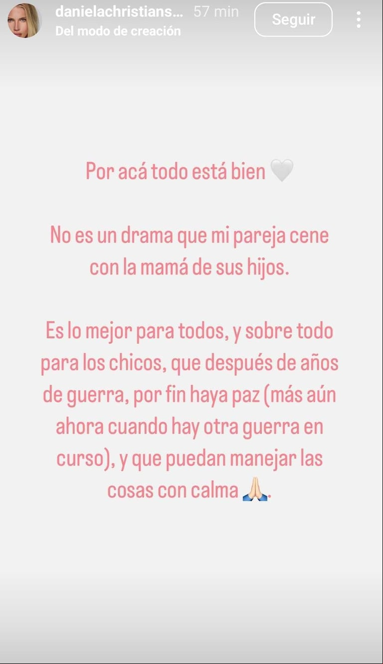 Daniela Christiansson les puso un freno a los comentarios malintencionados. (Foto: instagram/danielachristiansson)