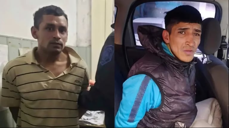 Darío y "Miguelito" Madariaga, los presuntos asesinos de Morena. (Foto: Policía de la provincia de Buenos Aires)