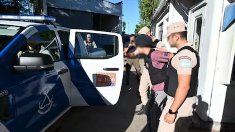 David Nazareno Ávila fue detenido en General Roca. (Foto: Prefectura Naval)