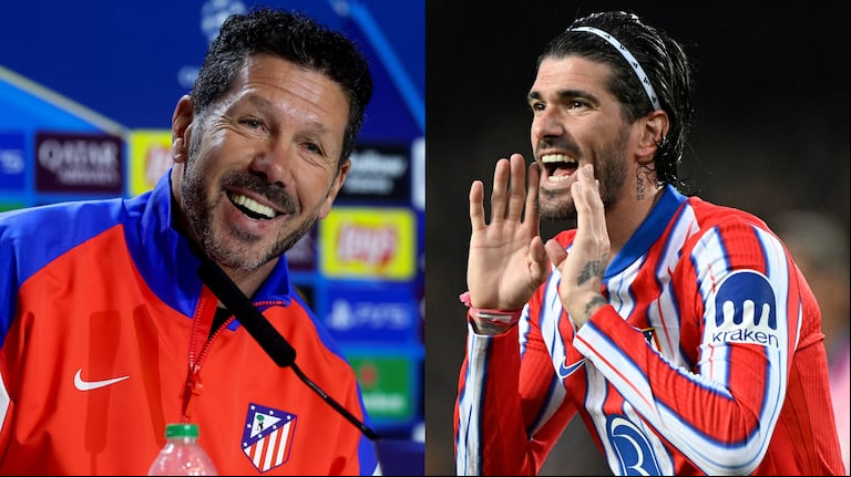 De Paul avanza en la recuperación de su lesión muscular (Foto: EFE y AP)