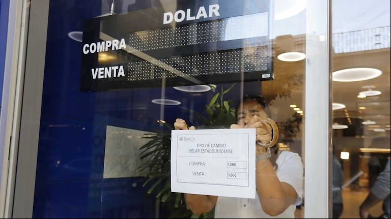 Desde el lunes 14 de abril, el dólar oficial flota entre bandas. (Foto: Daniel Vides/NA).