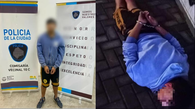 Detuvieron al “Hannibal” de Floresta: le mordió y arrancó un dedo a un policía. (Foto: NA - TN)