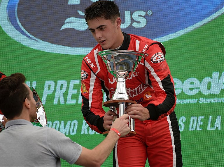Dianda, de 14 años, se impuso en la carrera del TC Pista Mouras. (Foto: Germán Alt / Prensa ACTC)