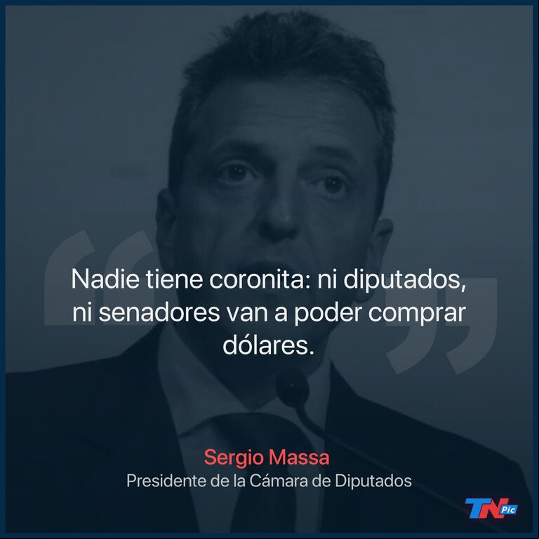 Diputados y senadores tampoco podrán comprar dólares para ahorro