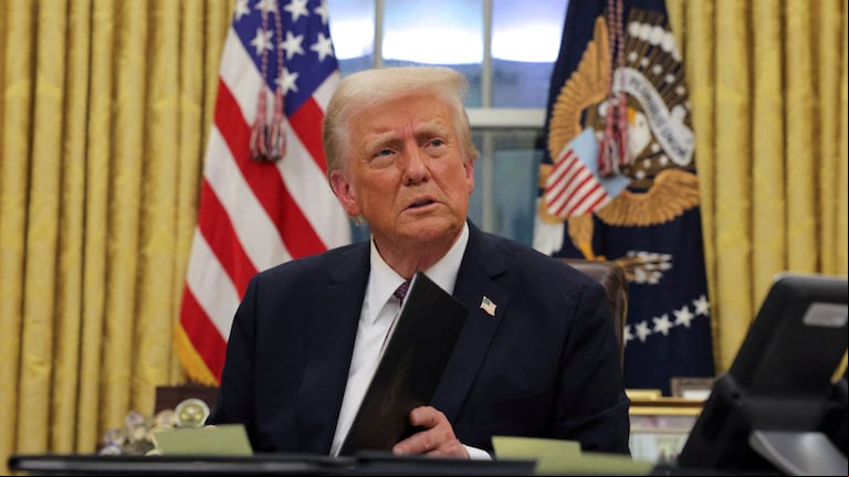 Donald Trump comenzó su segundo mandato al frente de Estados Unidos con múltiples medidas. (Foto: Reuters)
