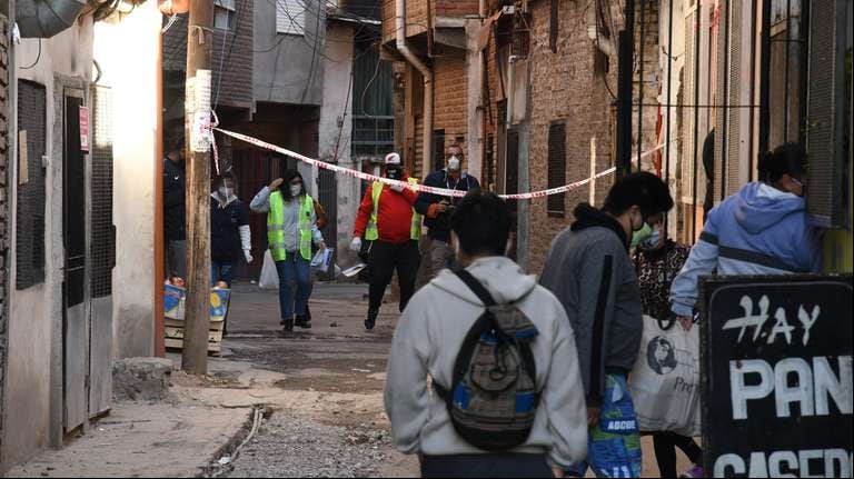 El barrio de Bajo Flores conocido como 1-11-14. (Foto: Télam).