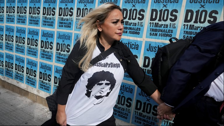 El brutal testimonio de Verónica Ojeda sobre los últimos días de Diego Armando Maradona. (Foto: AP)