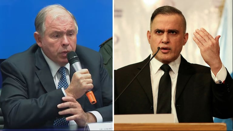 El canciller emitió un fuerte comunicado contra el fiscal general chavista. (Fotos: captura de TN y Reuters).