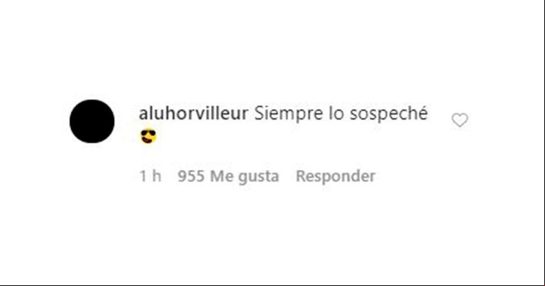 El comentario de André Horvilleur en el video de su mamá besándose con su compañera de elenco. (Foto: Instagram).