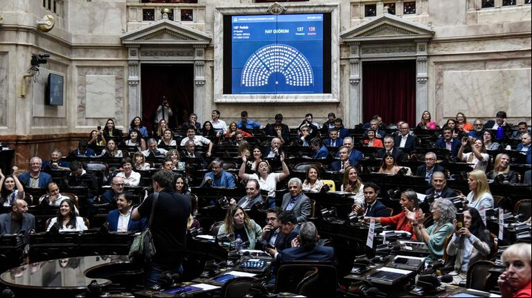 El Congreso continúa trabajando en el período de sesiones extraordinarias. (Foto: NA).