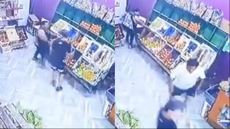 El delincuente baleó al comerciante en medio de un intento de robo. (Foto: captura de video 0221)