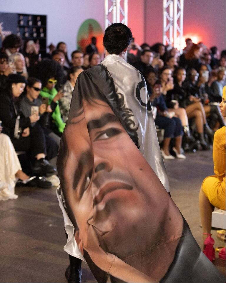 El Diego en la Semana de la Moda de Londres. (Foto: Instagram/@undefined_ba).