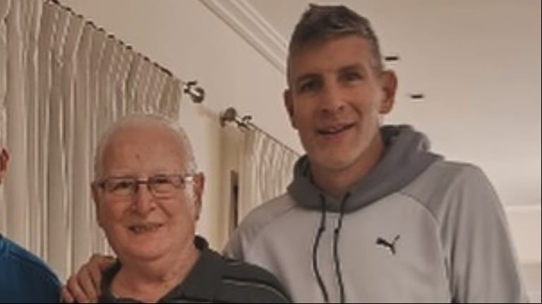 El emotivo mensaje que Martín Palermo le dedicó a su padre. (Foto: IG @martinpalermo.ok)